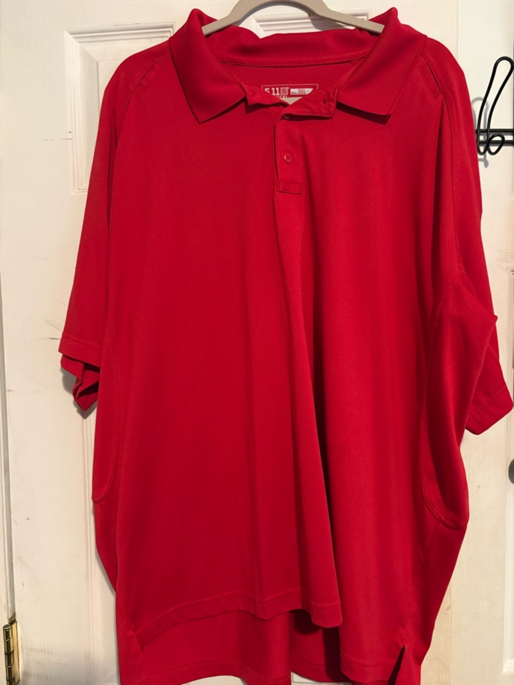 5.11 Tactical Men's Red Performance Polo